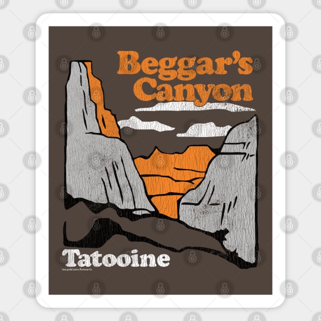 Visit Beggar's Canyon Magnet by FloresArts